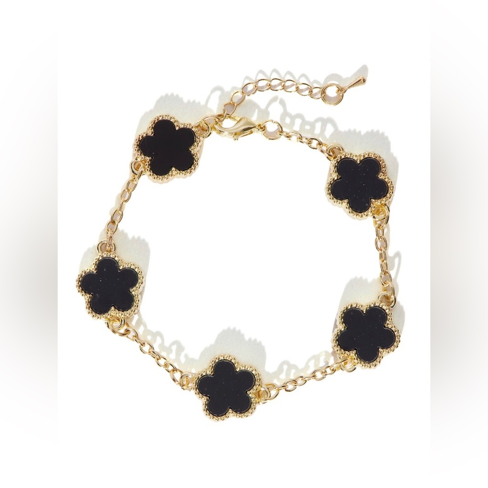 🔥 NOVA MENS BLACK CLOVER BRACELET🔥NEW IN ORIGINAL PACKAGING